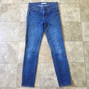 Madewell High Riser Skinny Jeans, Size 25